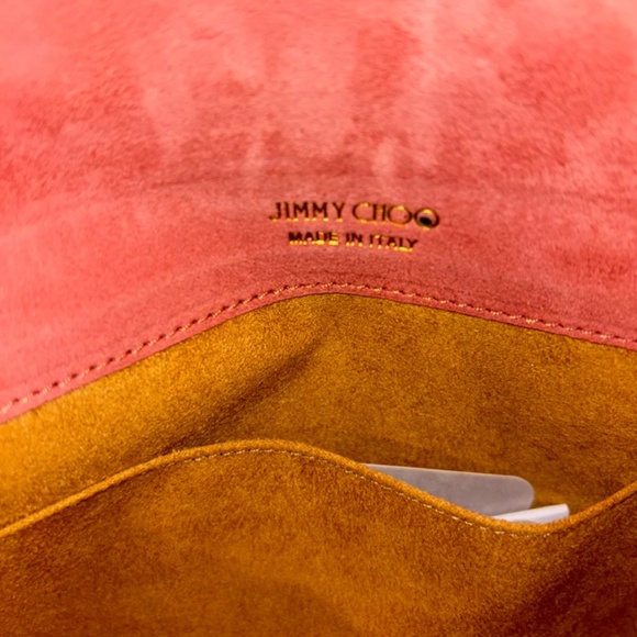 Authentic Jimmy Choo Envelope Clutch Rosetta Suede - Picture 6 of 6